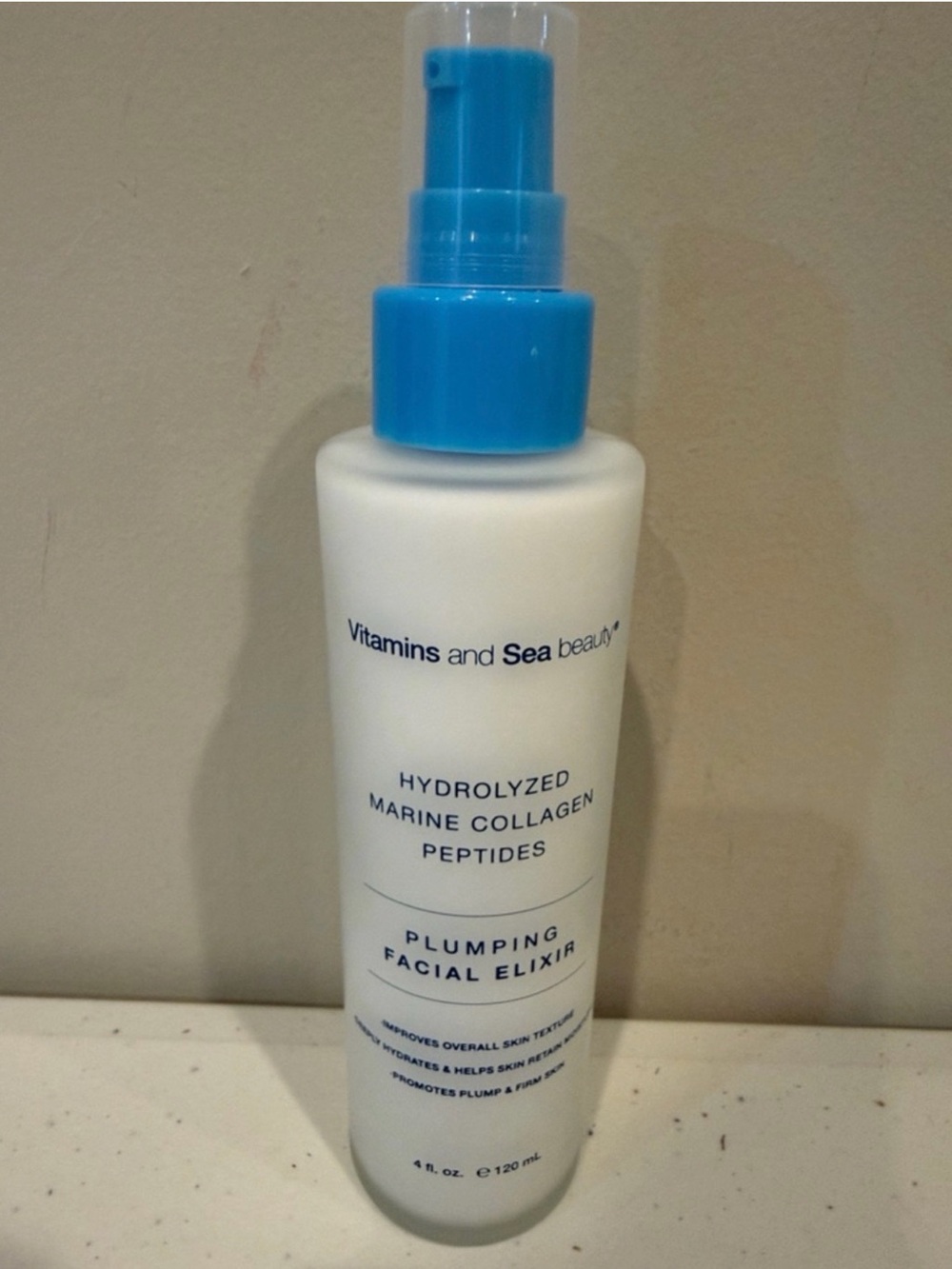 Vitamins and Sea Beauty Plumping Facial Elixir Pump 4 oz